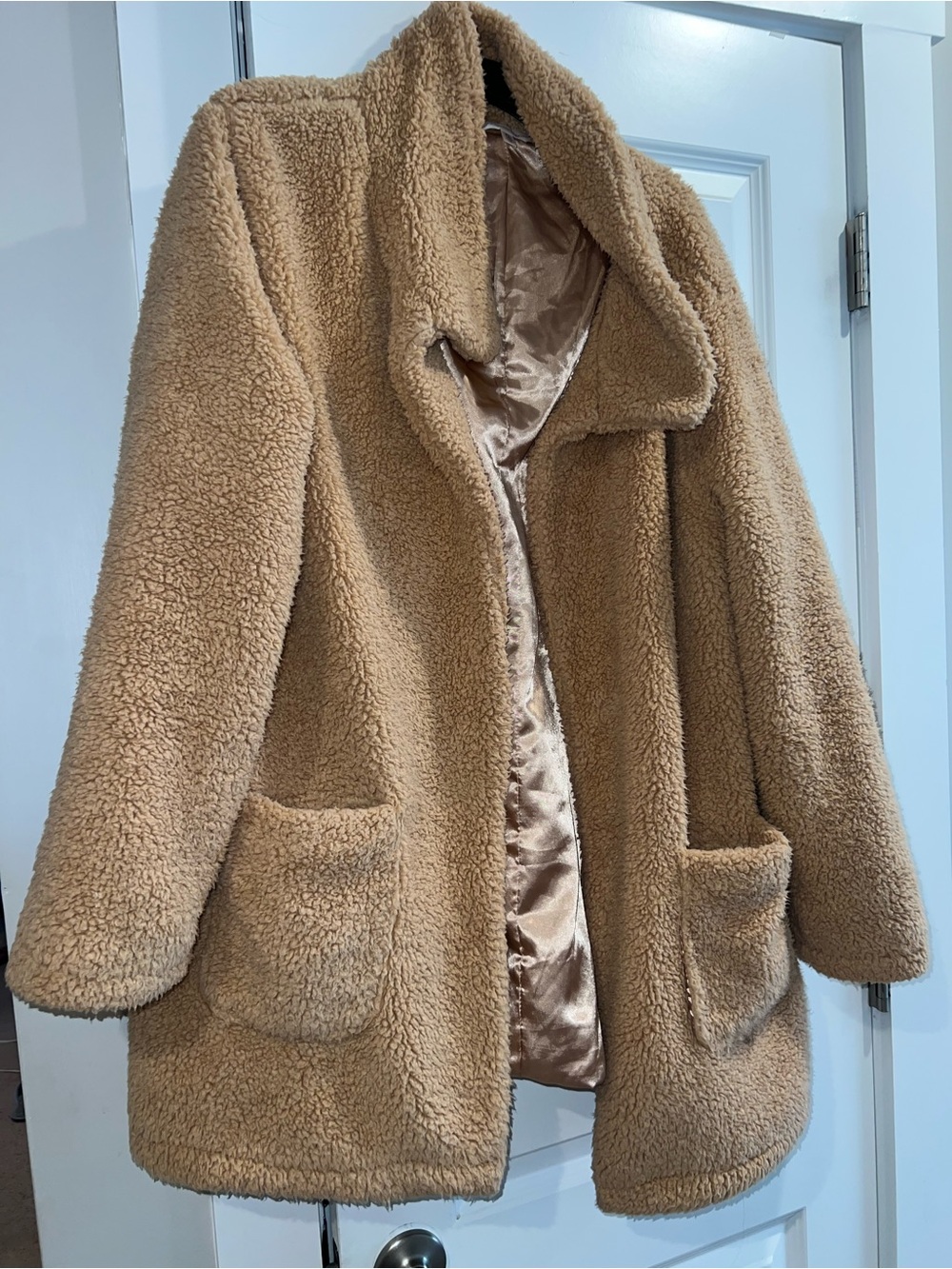Nanette Lepore Teddy Coat in Camel